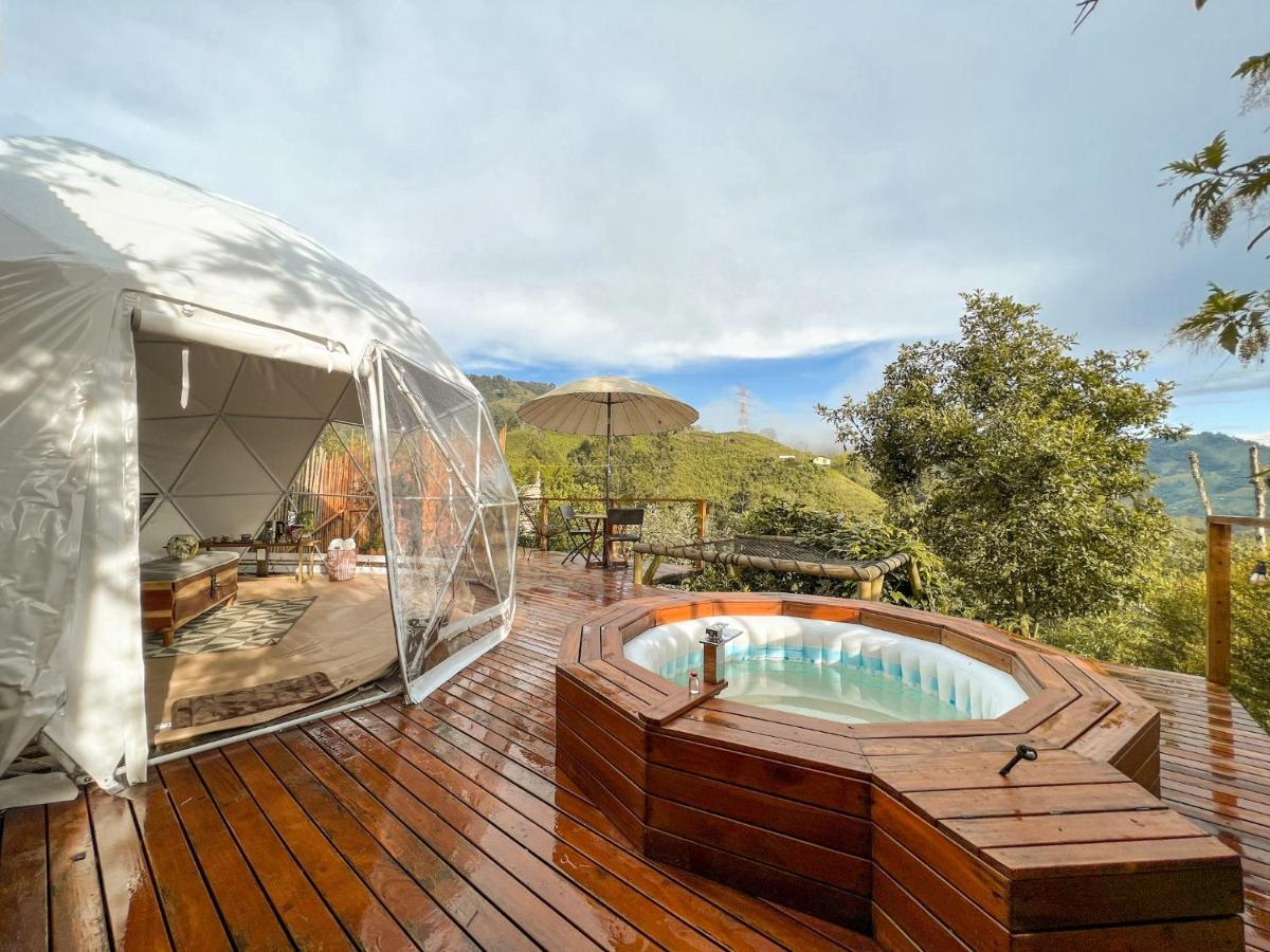 Nazca Glamping Hotell Villamaría Eksteriør bilde